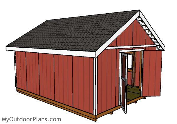 16x20 Shed Plans | MyOutdoorPlans | Free Woodworking Plans 