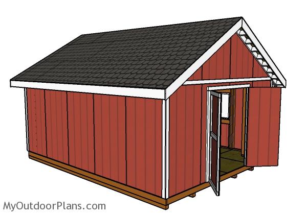 16x20 Shed Plans Free