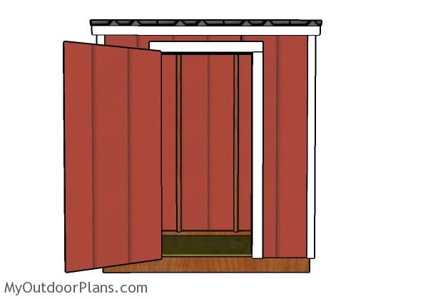 3x6 Lean to shed plans