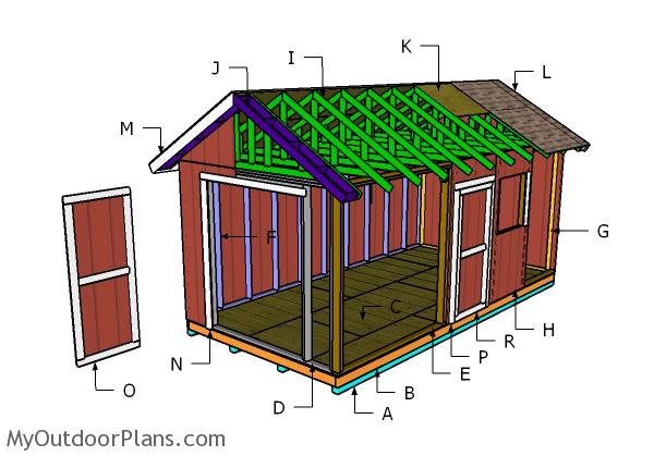 10x20 Shed Plans | MyOutdoorPlans | Free Woodworking Plans ...
