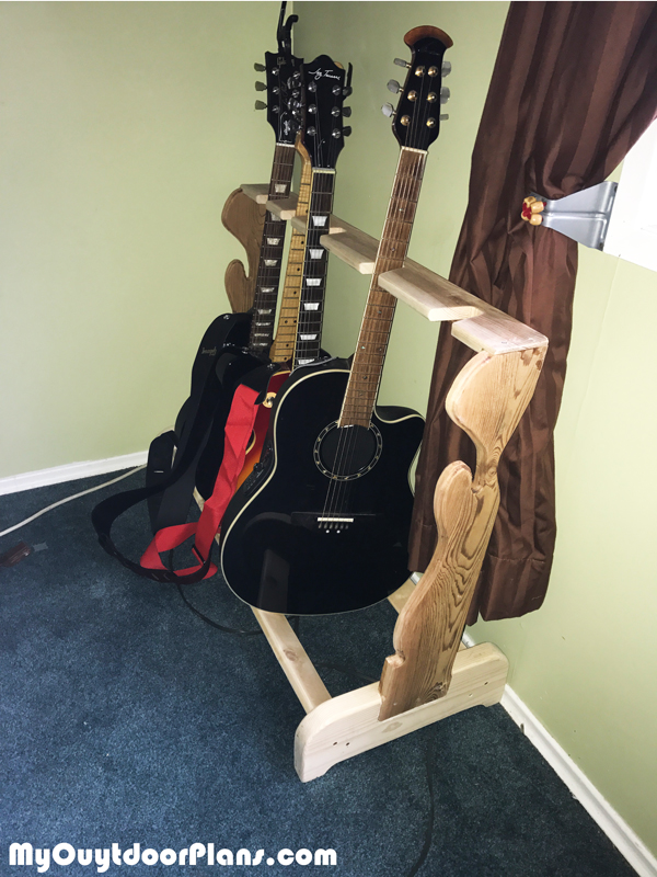 Diy Wood Multi Guitar Stand