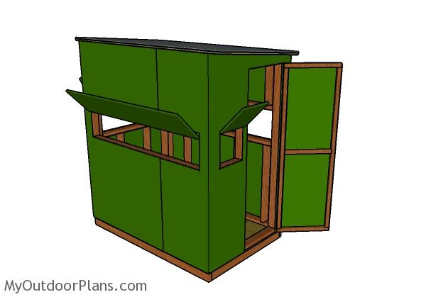 Deer stand plans 4x6