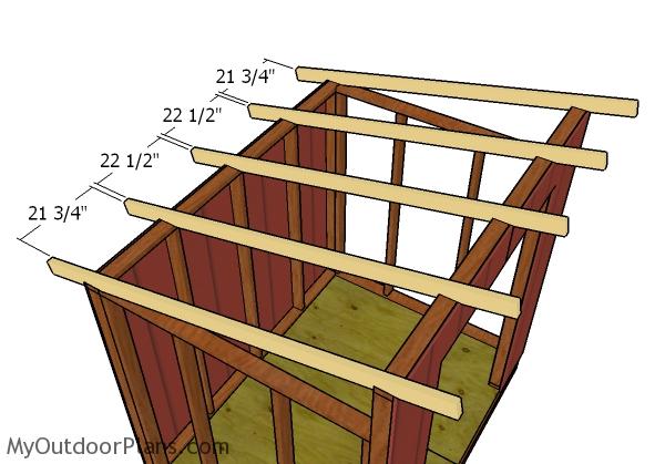 6x8 Lean to Shed Roof Plans | MyOutdoorPlans | Free ...