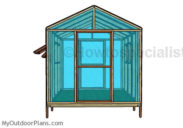 Greenhouse Plans Free - Front View