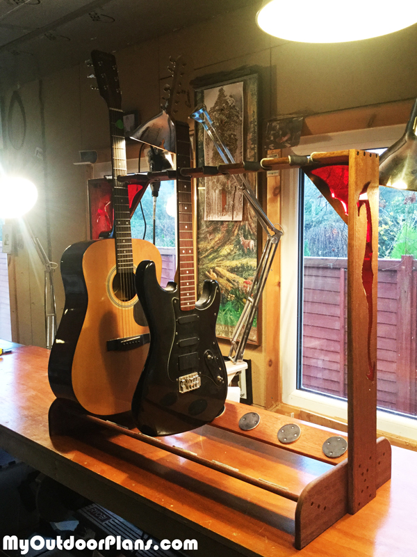 Dragon Multi Guitar Stand | MyOutdoorPlans | Free Woodworking Plans and