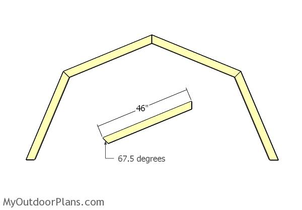 10x12 Gambrel Shed Roof Plans | MyOutdoorPlans | Free 
