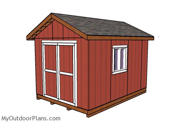 10x14 Shed Plans MOP