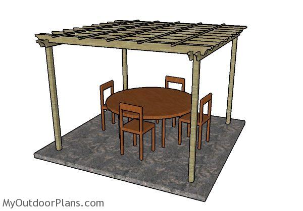 Outdoor Pergola Plans | MyOutdoorPlans | Free Woodworking 