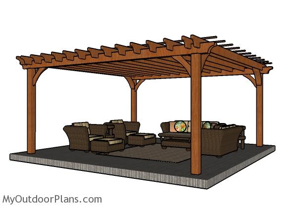 16x16 Pergola Plans