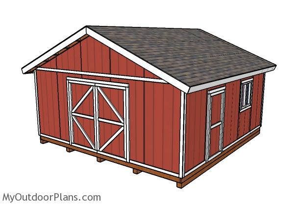 20x20 Shed Plans