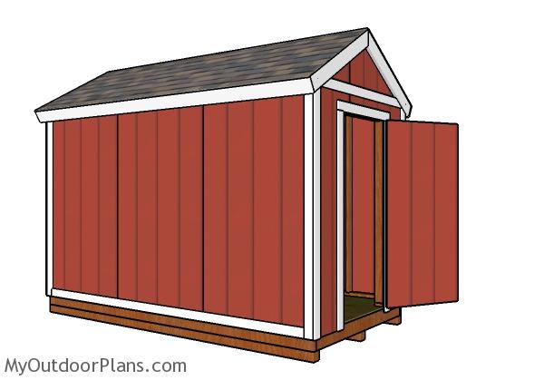6x12 Gable Shed Plans