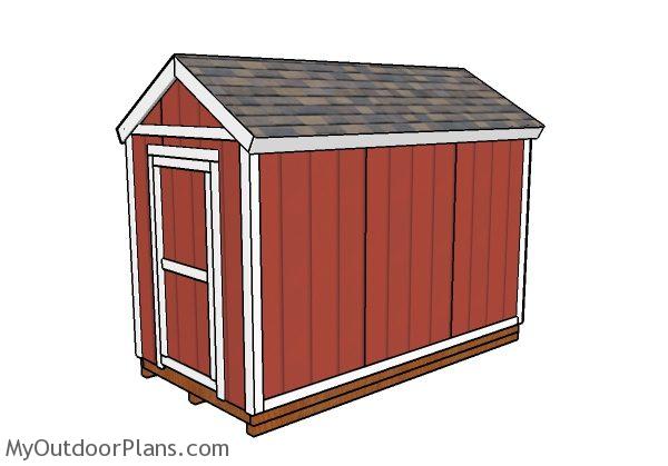 6x12 Shed Plans | MyOutdoorPlans | Free Woodworking Plans 