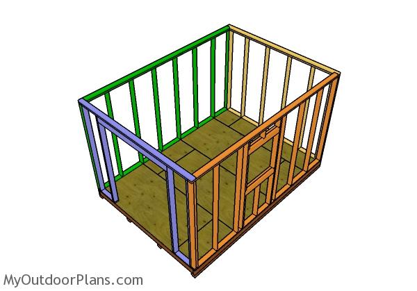 Building a shed frame