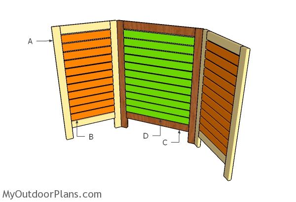 Building an outdoor privacy screen