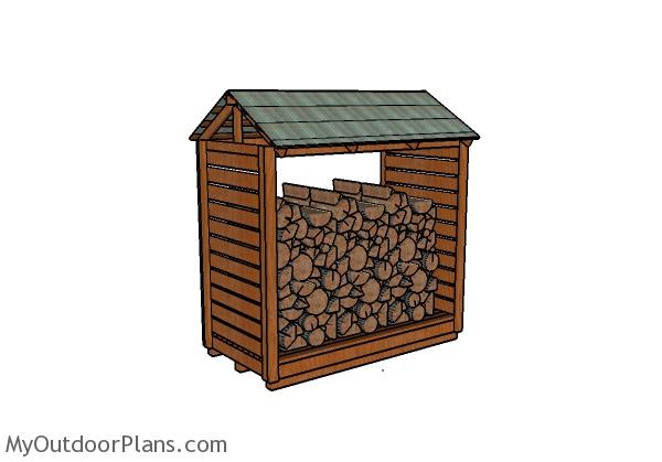 Firewood Shelter Plans