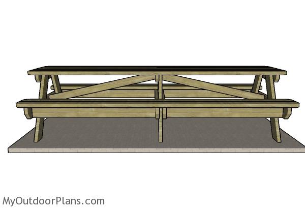 How to build a 10' picnic table