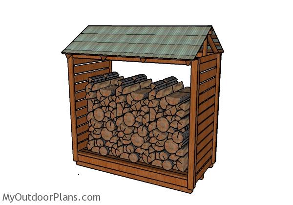 How to build a firewood shelter
