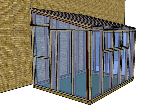 Small lean to greenhouse plans free