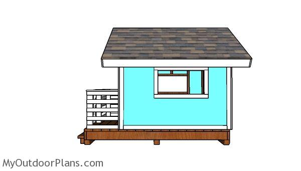 DIY Playhouse Plans - Side view