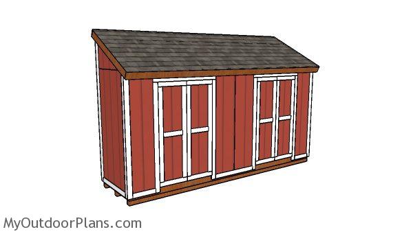 4x16 shed plans