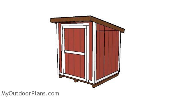 6x6 Lean to Shed Plans