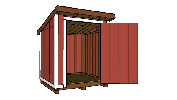 6x6 Lean to Shed Plans Free