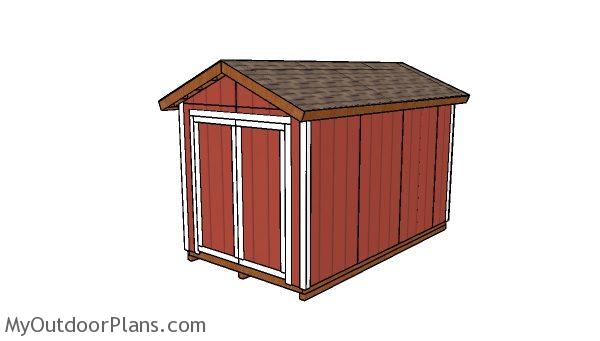 8x14 Shed Plans | MyOutdoorPlans | Free Woodworking Plans ...
