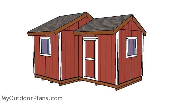 12x8 8x8 shed plans