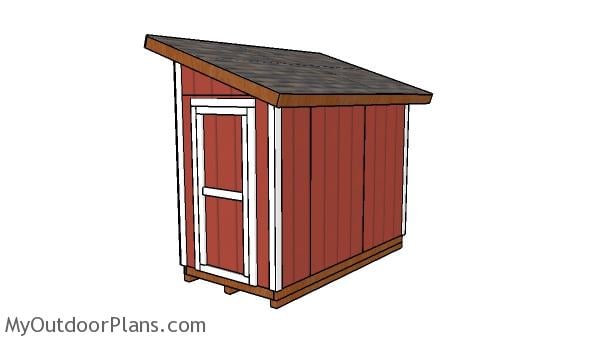 5x10 Lean to Shed Plans