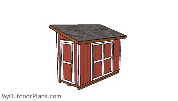 5x12 Lean to Shed Plans