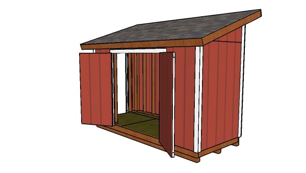How to build a 5x12 lean to shed