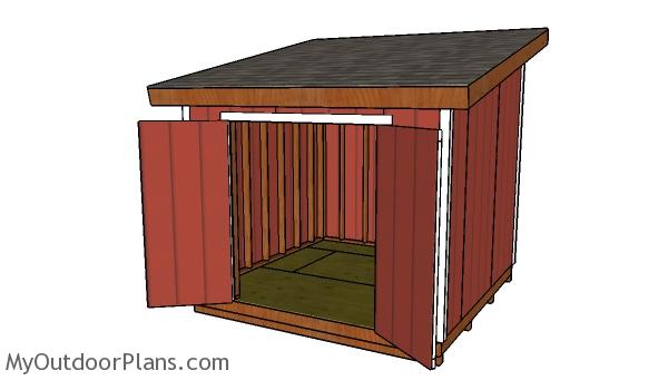 10x10 Lean to shed - Free DIY Plans
