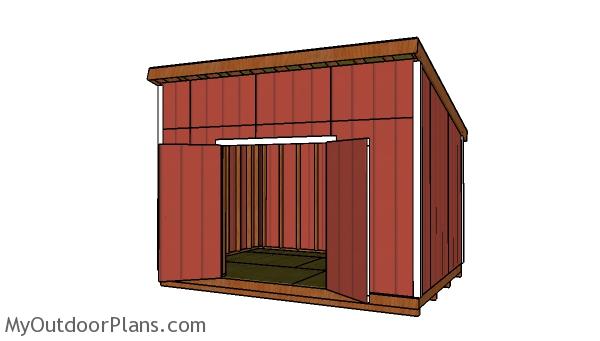 10x14 Lean to Shed - Free plans