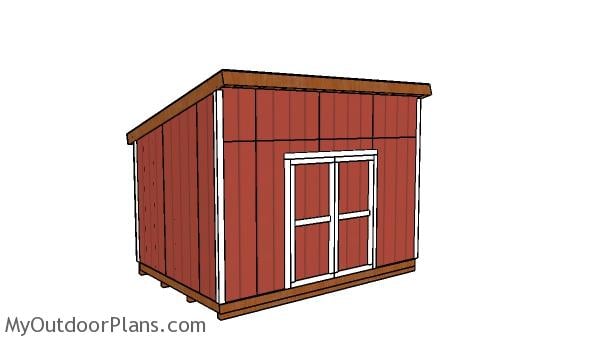 10x14 Lean to Shed Plans