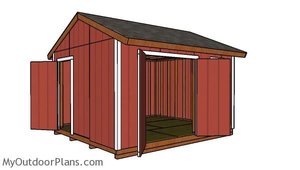 12x14 Gable Shed Plans Free