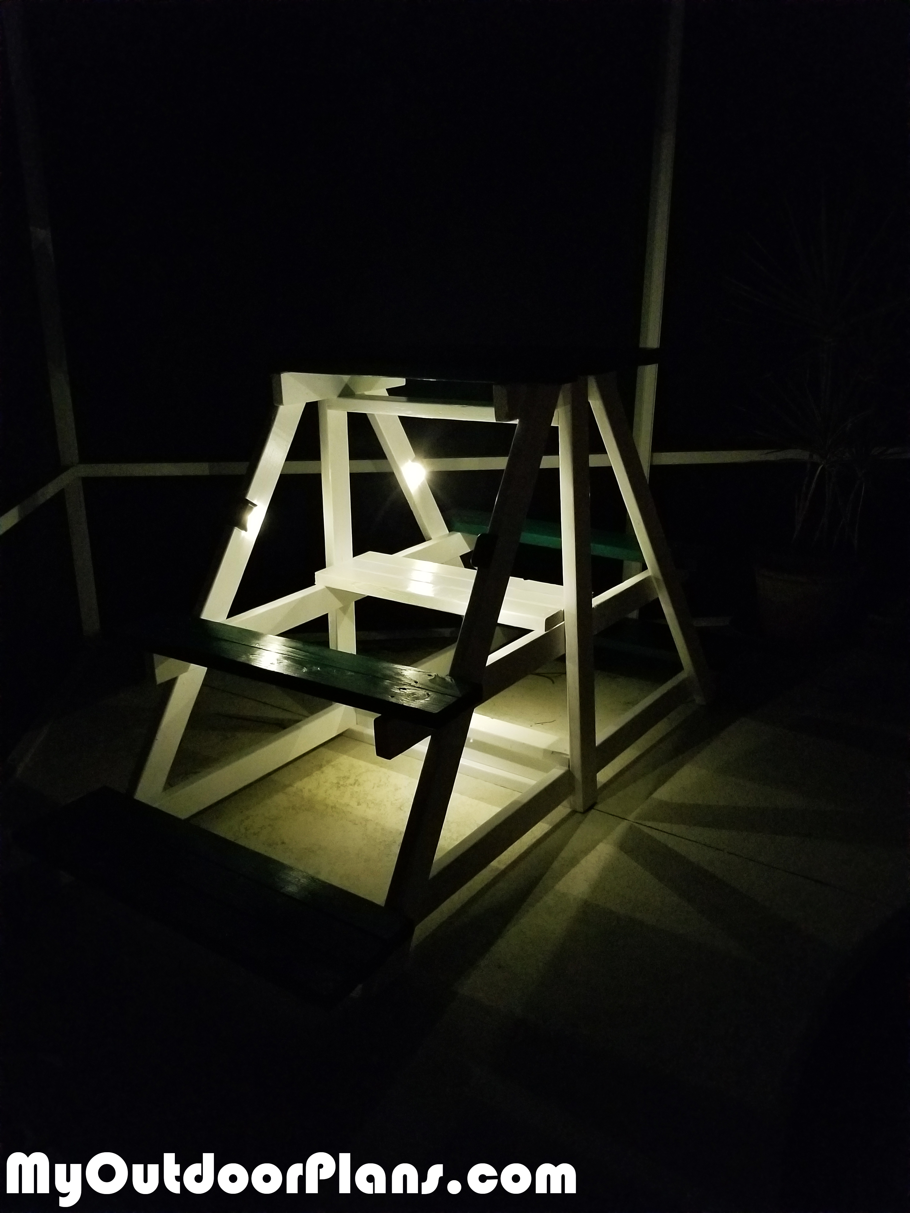 Building-a-plant-stand-with-solar-lights