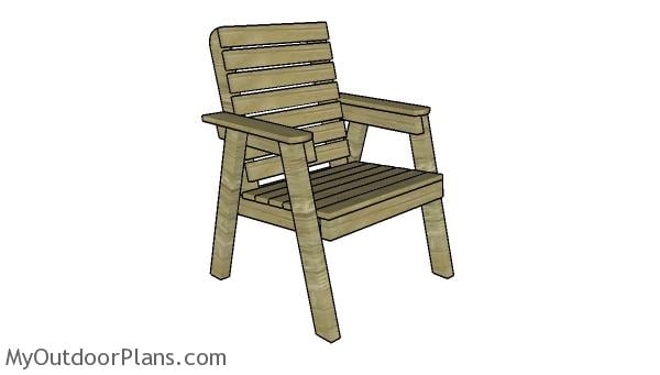 How to build a modern outdoor chair