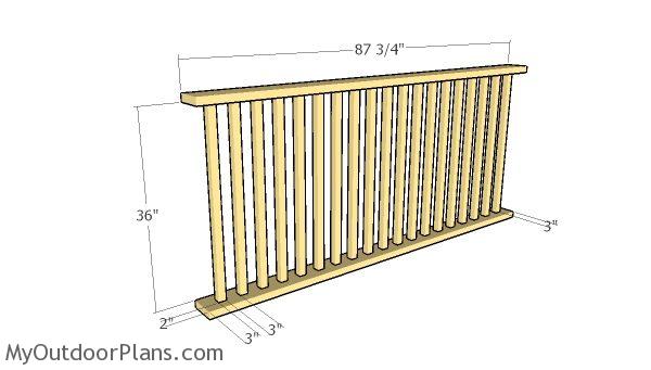 Side railing panels