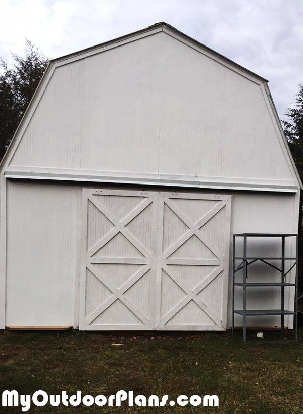 DIY 14x20 Gambrel Shed | MyOutdoorPlans | Free Woodworking ...