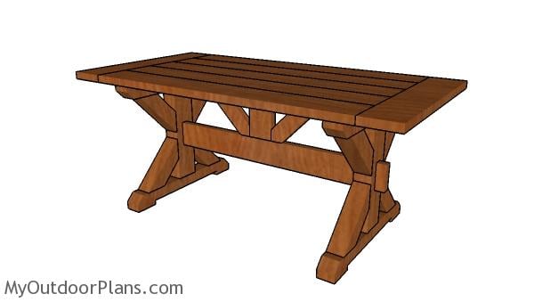 6ft Farmhouse Table Plans