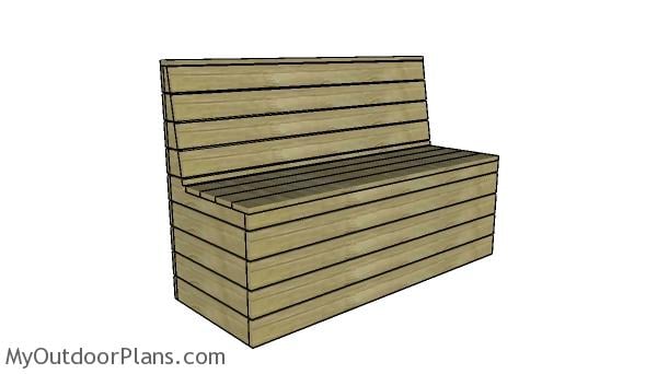 Modern Outdoor Bench Plans