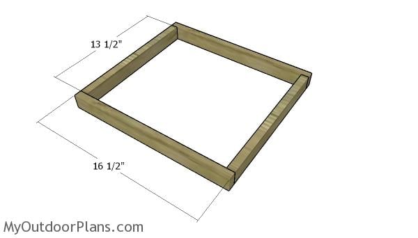 Building the planter frames