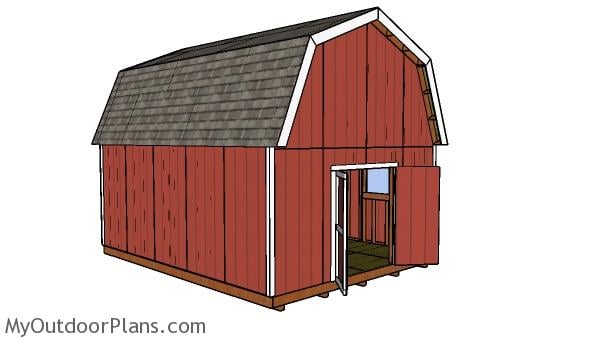 16x20 Barn Shed Plans