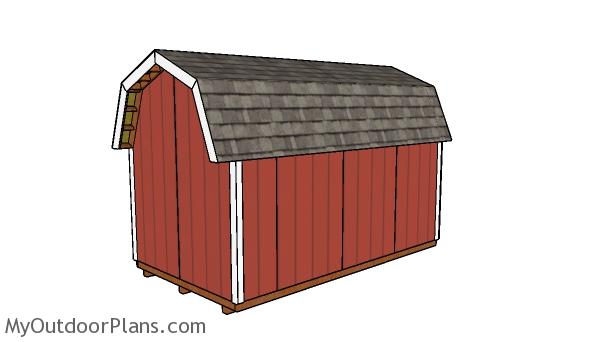 8x14 Barn Shed Plans