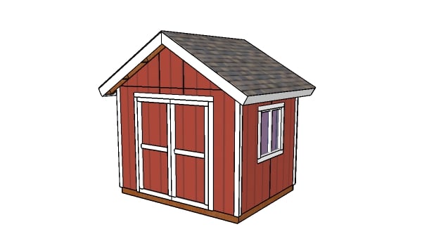 10x8 Gable Shed Plans