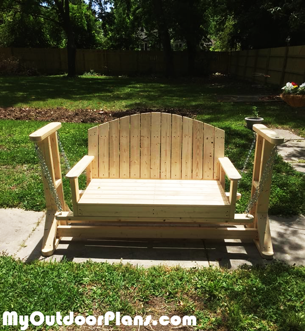 Wooden swing seat discount diy