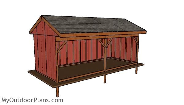 10x24 Field Shed Plans