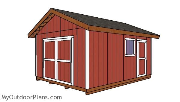 14x18 Shed Plans