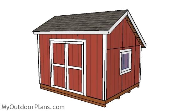 10x12 saltbox shed plans