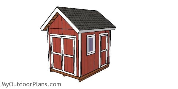 8x10 Heavy duty Shed Plans